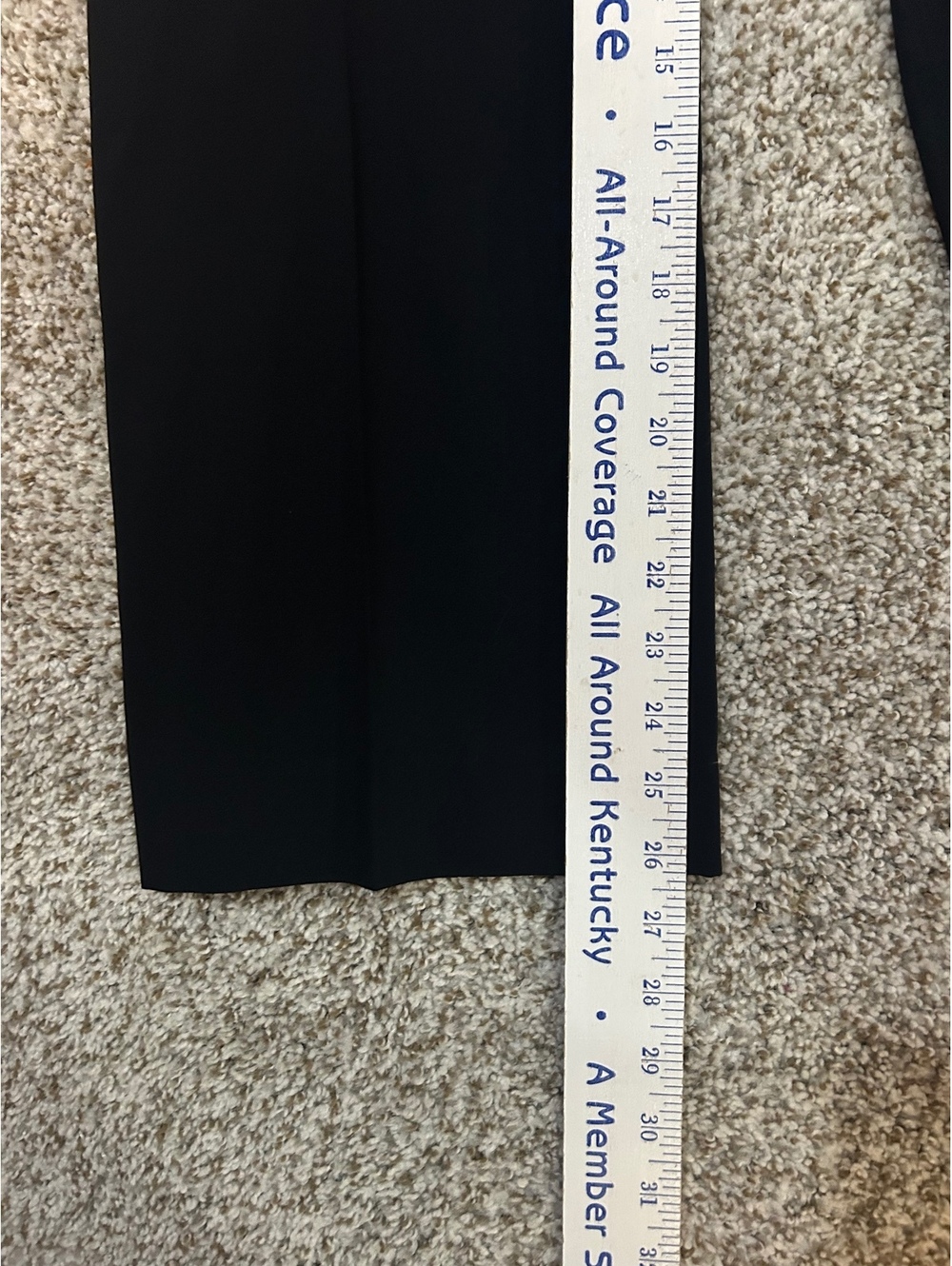 Calvin Klein Authentic Fit Wide Leg Black Dress Pants - Picture 2 of 7